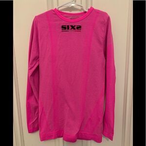 Pink long sleeve Sixs Biking Shirt XL